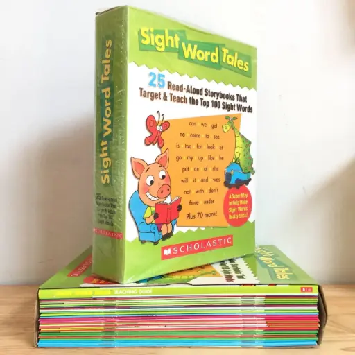 [RP1069] Scholastic Sight Word Tales (25 Books Set)